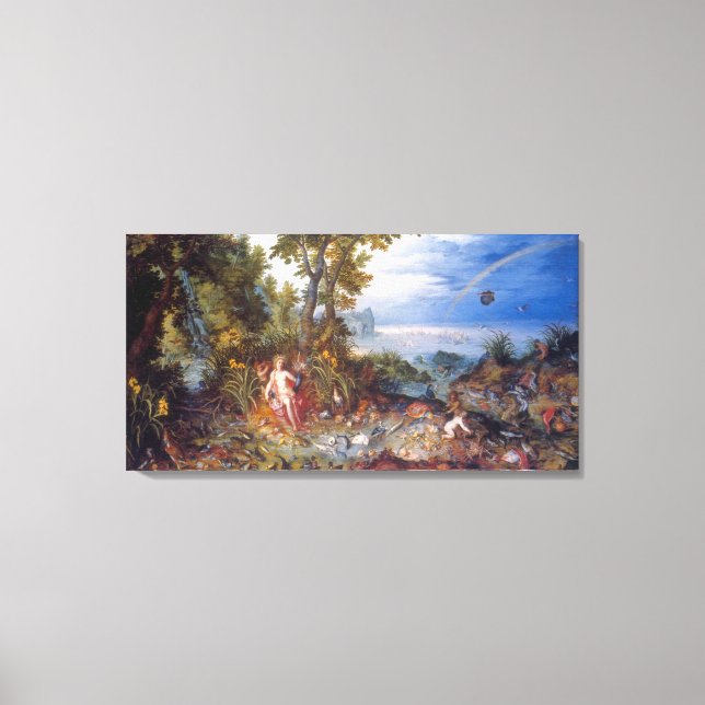 Toile Eau, par Jan Brueghel l'Ancien (Recto)