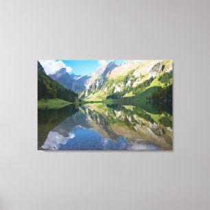 Toile Eau Seealpsee Lac Alpes suisses Suisse