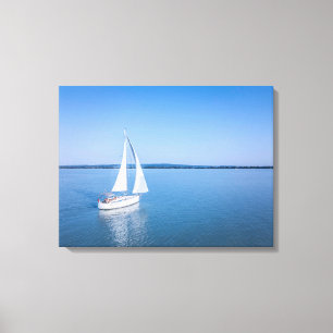 Toile Eau   Yacht au lac Balaton en Hongrie