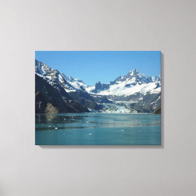 Toile Eaux alimentées par les glaciers de l'Alaska (Recto)