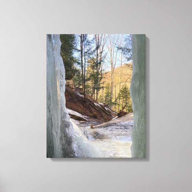 TOILE EBEN ICE CAVES MICHIGAN U.S.A. CANVAS IMPRIMER (Recto)