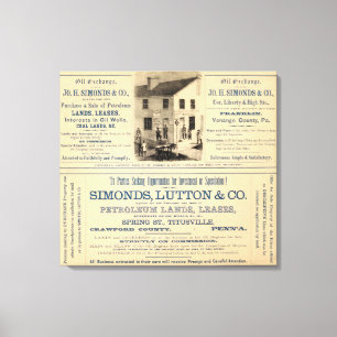 Toile Échange d'huile, sociétés de Simonds