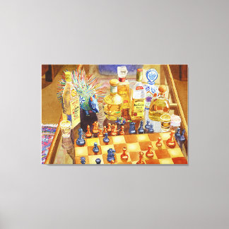 Toile Échecs et Tequila