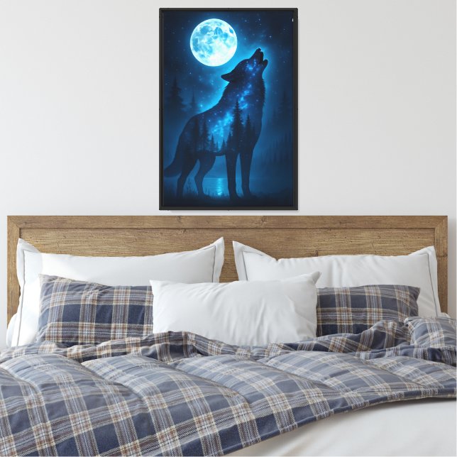Toile Echo de nuit sauvage (Insitu(Chambre))