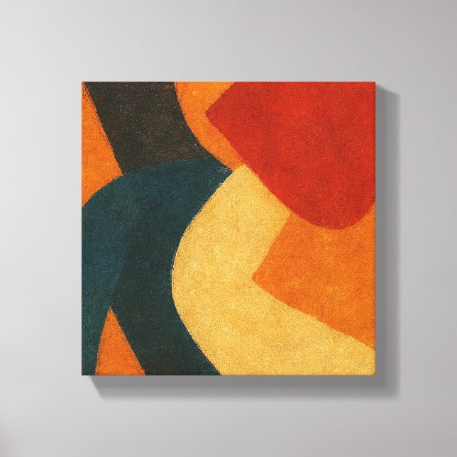 Toile Echoes of a Vanished Ritual: Japanese Abstract (Recto)