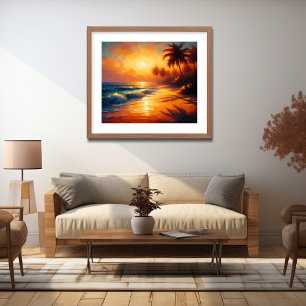 Toile Echos d'or du paradis