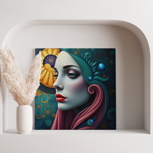 Toile Echos du Cosmo (Echoes of the Cosmo Canvas Print)
