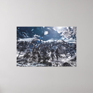 Toile Échos d'une machine oubliée