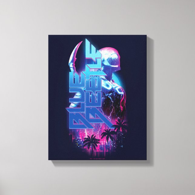 Toile Éclairage de la ville rétrovague de dendroctones b (Recto)