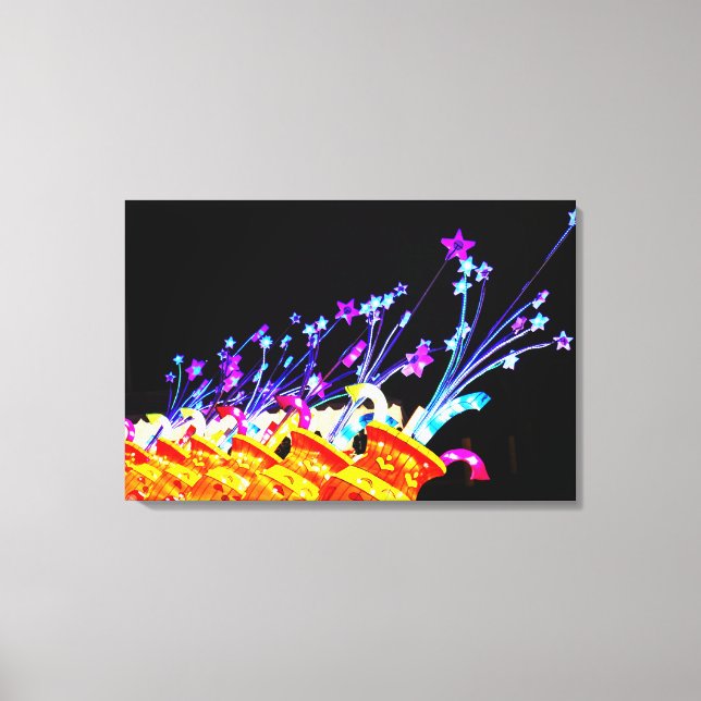 Toile Éclats d'étoiles joyeux  (Recto)
