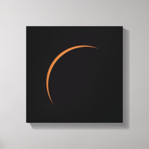 Toile Éclipse solaire partielle maximale