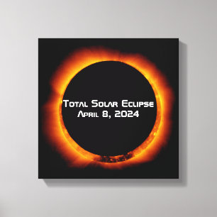 Toile Éclipse solaire totale 2024