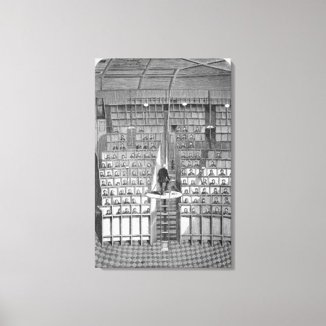 Toile École pour adultes dans la chapelle, sur le systèm (Recto)