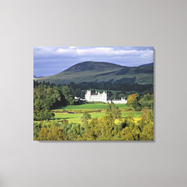 Toile Écosse, Tayside, château de Blair. Dans un champ é (Recto)