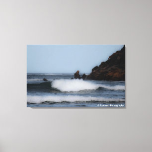 Toile Écraser des vagues