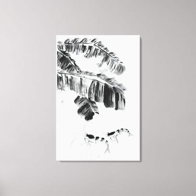 Toile Écrevisses dans l'eau (Recto)