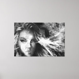 Toile Écrit par le Vent