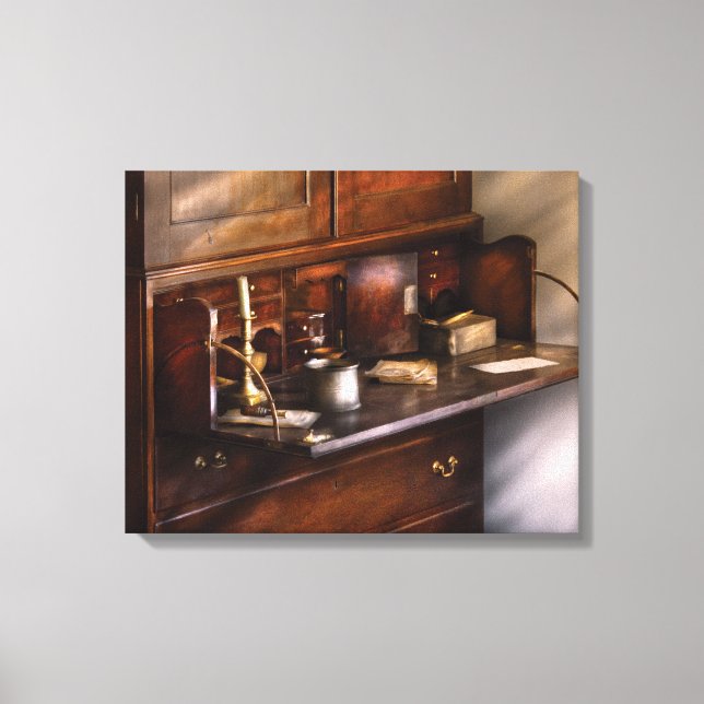 Toile Écrivain - Un bureau stately  (Recto)