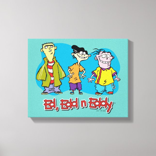 Toile Ed, Edd, n Eddy Smiling (Recto)