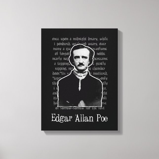 Toile Edgar Allan Poe (Recto)