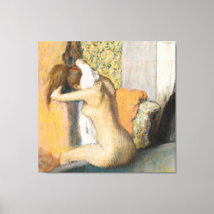 Toile Edgar Degas   Après le bain, femme Sécher le cou