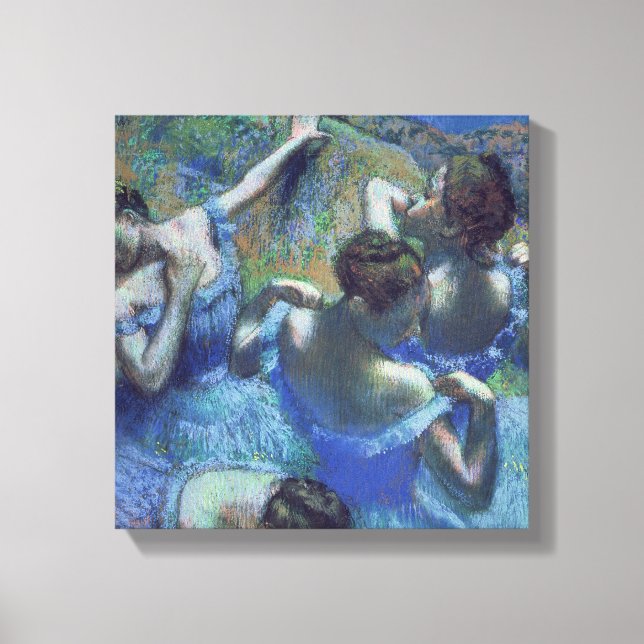 Toile Edgar Degas | Blue Dancers, c.1899 (Recto)