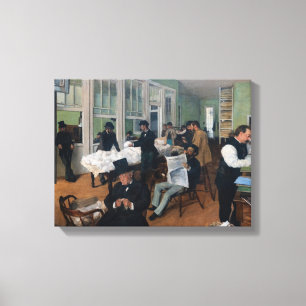 Toile Edgar Degas - Bureau de coton à La Nouvelle-Orléan