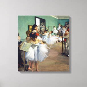 Toile Edgar Degas - Classe Danse