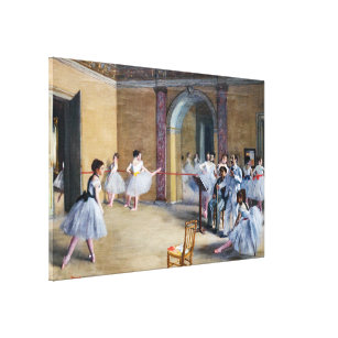 Toile Edgar Degas - Dance Foyer, Opéra rue Le Peletier