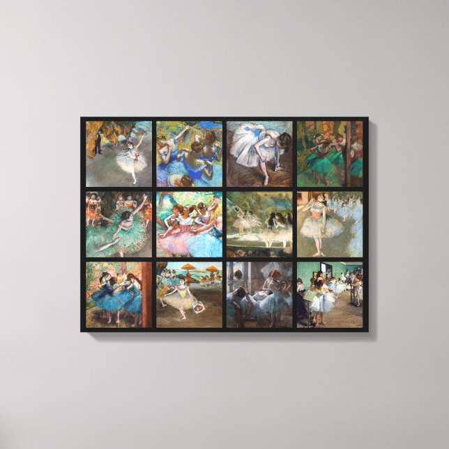 Toile Edgar Degas - Dancers Sélection de chef-d'oeuvre (Recto)