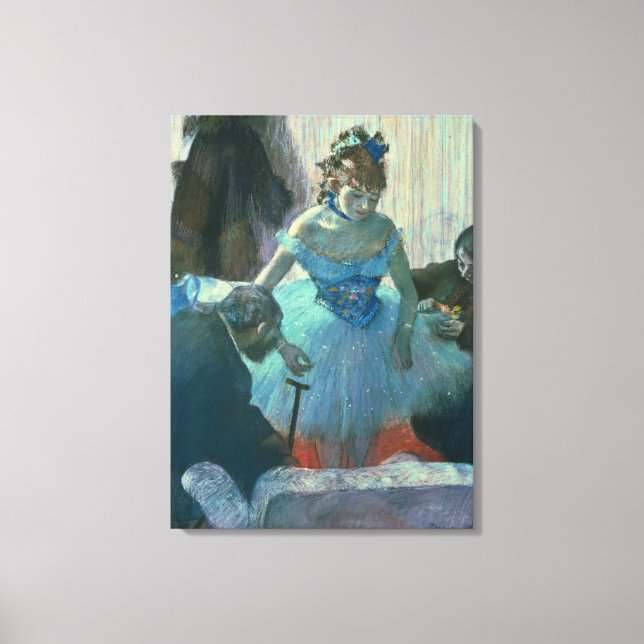 Toile Edgar Degas | Danse dans son dressing (Recto)