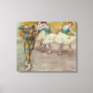Toile Edgar Degas - Danse d'Arlequin
