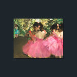 Toile Edgar Degas - Danseurs en rose<br><div class="desc">Danseurs en rose / Ballerinas en rose - Edgar Degas,  1880-1885</div>