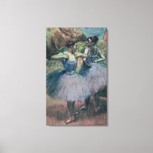 Toile Edgar Degas   Danseurs en Violet