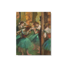 Edgar Degas Danseurs rose et vert