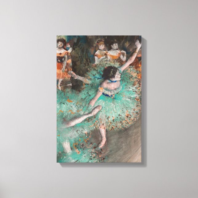 Toile Edgar Degas - Danseuse oscillante / Danseuse en ve (Recto)