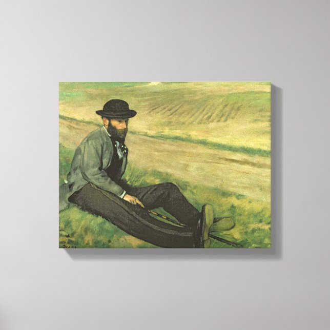 Toile Edgar Degas | Eugene Manet (Recto)