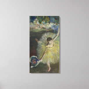 Toile Edgar Degas Fin d'un Arabesque, 1877