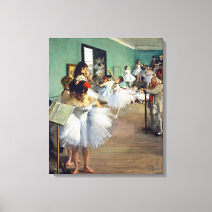 Toile Edgar Degas - La Classe de danse