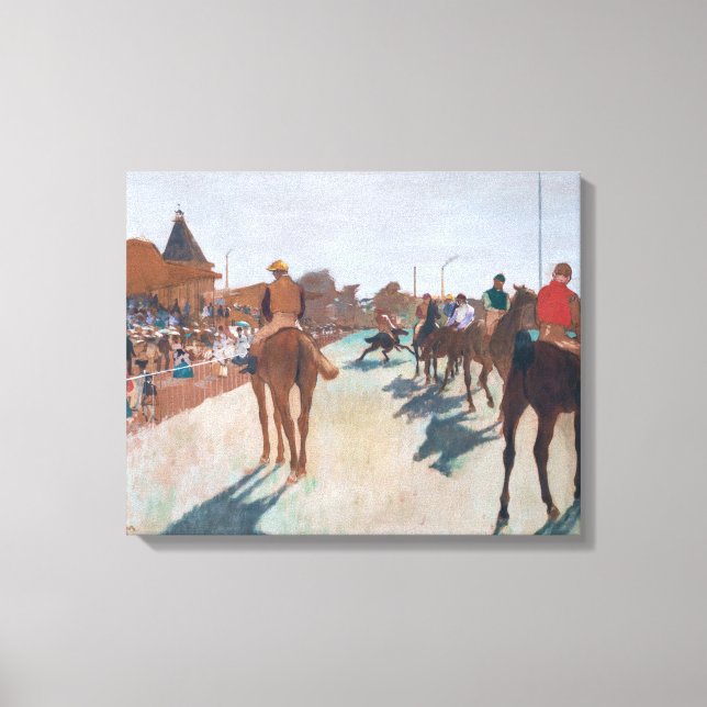 Toile Edgar Degas - La Parade (Recto)