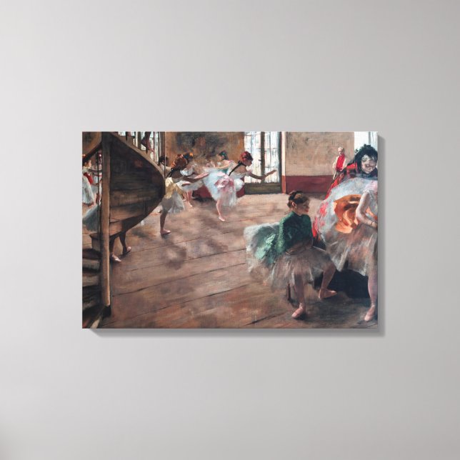 Toile Edgar Degas - La Répétition (Recto)