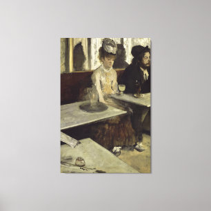 Toile Edgar Degas L'Absinthe