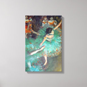 Toile Edgar Degas - Les Danseuses Vertes - Danse de Ball