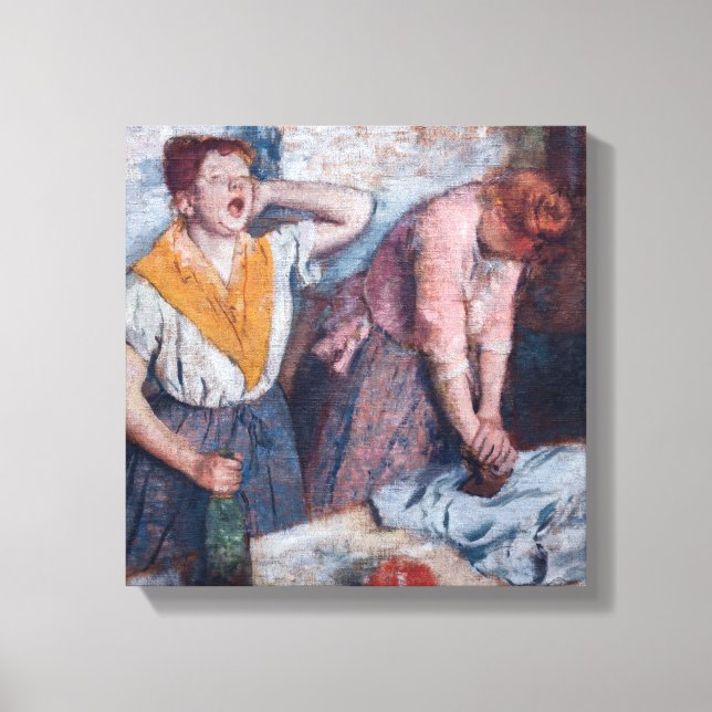 Toile Edgar Degas - Les Repasseuses (Recto)