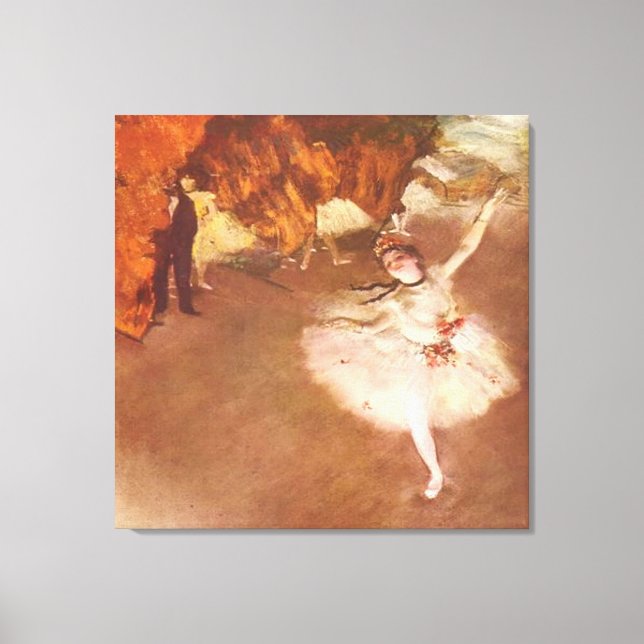 Toile Edgar Degas L'Étoile (Recto)