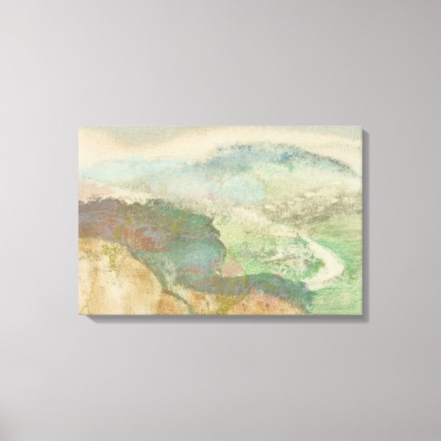 Toile Edgar Degas - Paysage (Recto)