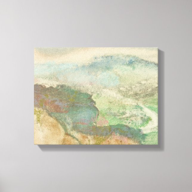 Toile Edgar Degas - Paysage (Recto)
