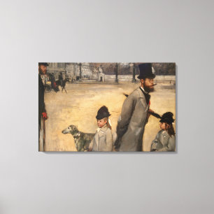 Toile Edgar Degas   Place de la Concorde, 1875