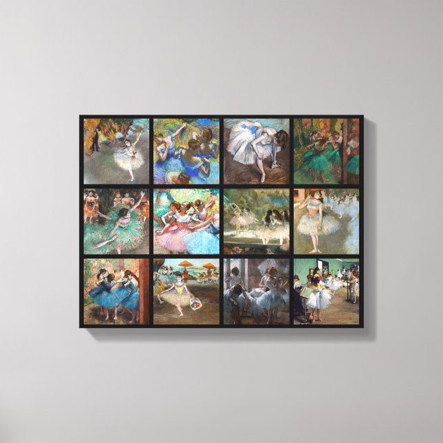 Toile Edgar Degas - Sélection de chefs-d'œuvre de danseu (Recto)