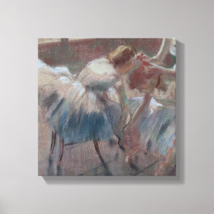 Toile Edgar Degas Three Dancers Preparing for Class